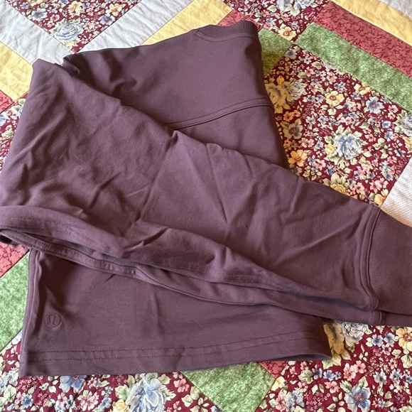 Lululemon All Yours Cropped Crew - Grape Thistle - Picture 5 of 6